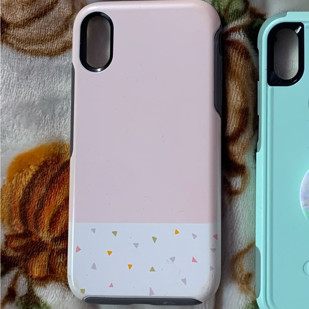 OtterBox Pink and Mint Phone Cases